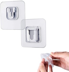 VAVSU Double Sided Adhesive Hook Self Adhesive Hook for Bathroom