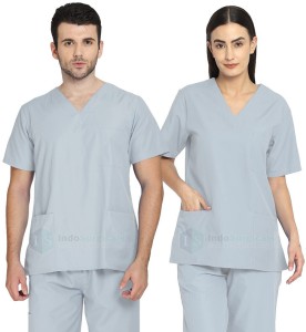 2Pcs/Set Women Men Nursing Medical Scrub Suit Doctor Nurse Uniform Tops  Pants