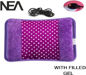 Nea Velvet Hot Water With Filled Gel Warm Bag for Pain Relief