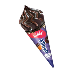Dark Chocolate Dark Chocolate Ice Cream Cone
