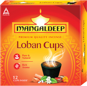 Loban Dhoop Cup - For Purification of Home (12 cups) loban