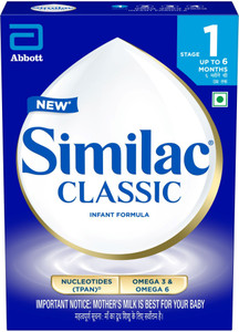 Classic stage 1 Infant Formula , Up to 6 months