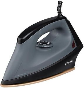 BAJAJ by BAJAJ Herculo 1100 Watts Dry Iron, Black & Grey, 1100 W Dry Iron