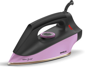 HAVELLS ADORE Gold 1100 W Dry Iron Price in India Buy HAVELLS ADORE Gold 1100 W Dry Iron Online at Flipkart