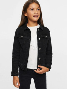 Kaley Full Sleeve Washed Girls Denim Jacket Buy Kaley Full