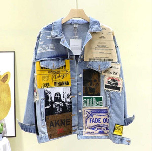 Denim designer jacket on sale