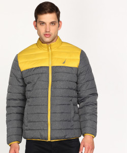 Nautica yellow top puffer jacket