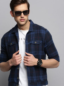 Denim jacket men flipkart clearance