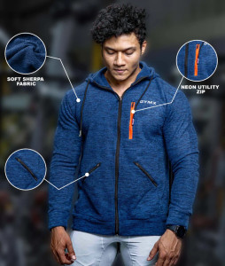 Buy Gymx Full Sleeve Solid Men Jacket Online at Best Prices in