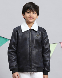 MONTE CARLO Full Sleeve Solid Boys Jacket Buy MONTE CARLO Full