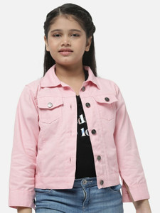 velvin Full Sleeve Solid Girls Denim Jacket Buy velvin Full