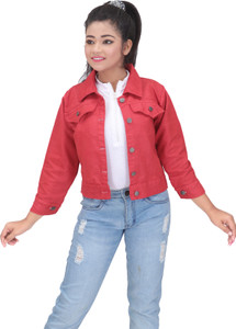 NB fashion 3 4th Sleeve Solid Women Denim Jacket Buy NB fashion