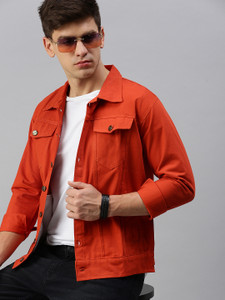 VOXATI Full Sleeve Solid Men Denim Jacket Buy VOXATI Full Sleeve