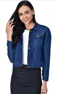 Denim jacket shop women flipkart