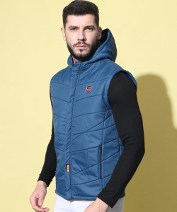 NYSINE Half Sleeve Solid Men Jacket - Buy NYSINE Half Sleeve Solid 