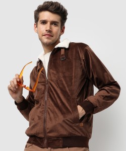Buy CAMPUS SUTRA Full Sleeve Solid Men Jacket Online at Best