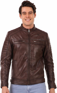 Black leather jacket flipkart store
