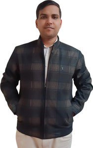 TIME CIRCLE Full Sleeve Checkered Men Jacket Buy TIME CIRCLE