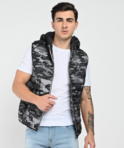 Brave soul camo padded jacket hot sale