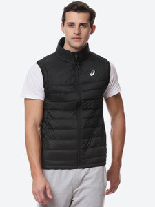Asics Sleeveless Solid Men Jacket - Buy Asics Sleeveless Solid Men Jacket  Online at Best Prices in India | Flipkart.com