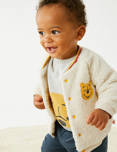 MARKS SPENCER Full Sleeve Printed Baby Boys Baby Girls Jacket