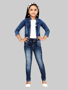 Aarika 3 4th Sleeve Solid Girls Jacket Buy Aarika 3 4th Sleeve