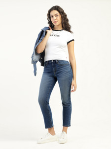 724 Slim Women Blue Jeans