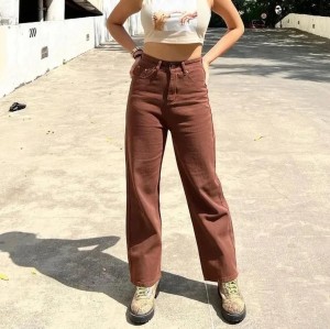 WELLHOOK Boot-Leg Women Brown Jeans - Buy WELLHOOK Boot-Leg Women Brown  Jeans Online at Best Prices in India