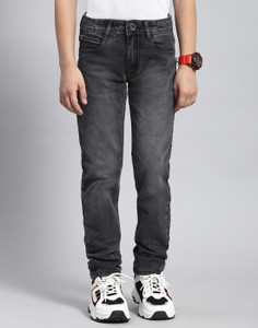 MONTE CARLO Regular Boys Grey Jeans Flipkart