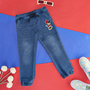 Mickey mouse denim on sale jogger pants for juniors