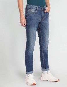 U.S. POLO ASSN. Slim Men Blue Jeans - Buy U.S. POLO ASSN. Slim Men
