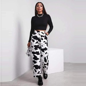 Fasionnation Relaxed Women White Trousers