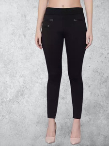 Black jeggings sale flipkart