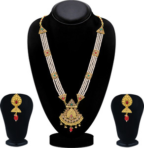 Sukkhi Alloy Gold plated Multicolor Jewellery Set Price in India