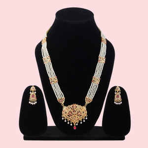 DPM Mother of Pearl Alloy Gold plated Gold Multicolor Jewellery Set Price in India Buy DPM Mother of Pearl Alloy Gold plated Gold Multicolor Jewellery Set Online at Best Prices in India