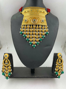 Rajput AAD Alloy Gold plated Multicolor Jewellery Set Price in India Buy Rajput AAD Alloy Gold plated Multicolor Jewellery Set Online at Best Prices in India Flipkart