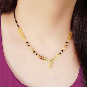 Vraj india Gold mangalsutra design for women Alloy Mangalsutra