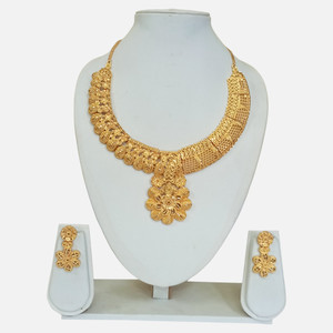 Sonar Kella Alloy Gold plated Gold Jewellery Set Price in India Buy