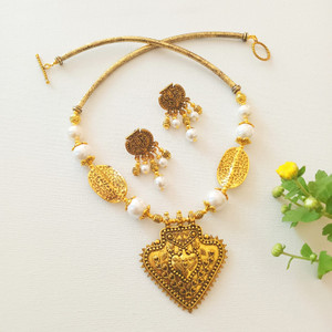 azilaa Brass Gold plated White Jewellery Set Price in India Buy azilaa Brass Gold plated White Jewellery Set Online at Best Prices in India Flipkart