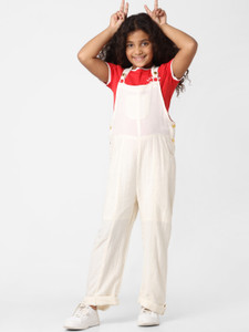 Buy Kids Only Solid Girls Jumpsuit Online at Best Prices in India