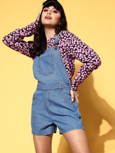 Unionbay mario medium hot sale wash denim overall shorts
