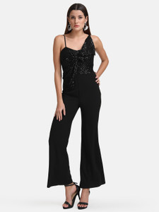 Kazo black jumpsuit outlet