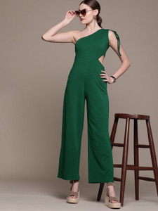 Bebe one clearance shoulder jumpsuit