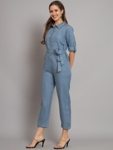 Denim jumpsuit online flipkart deals