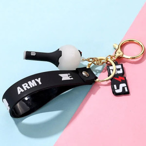 kawaii kart BTS Army Bomb Lightstick Keychain Premium 3D Rubber