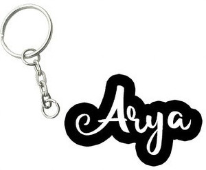 SY Gifts Arya Black White Name Keychain Key Chain Price in India