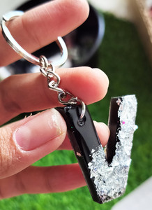 sreearts V letter keychain Black silver keychain latest keychain Key Chain Price in India Buy sreearts V letter keychain Black silver keychain latest keychain Key Chain online at Flipkart