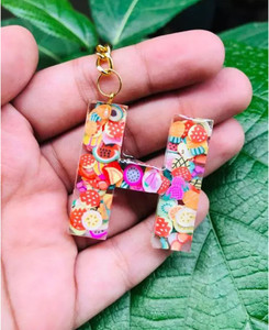 Letter keychain outlet