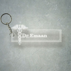 SY Gifts Doctor Logo Desigh With Emaan Name Key Chain Price in ...