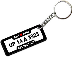 Licence discount plate keyring